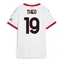 Camisa de Futebol AC Milan Theo Hernandez #19 Equipamento Secundário Mulheres 2024-25 Manga Curta